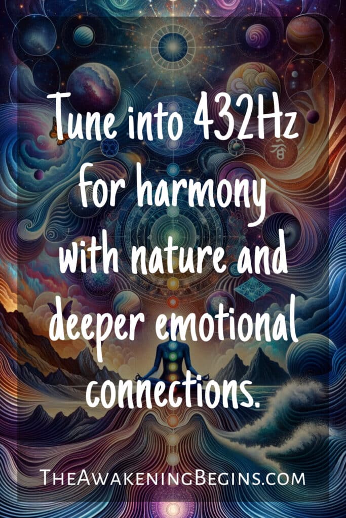 Tune into 432Hz for harmony with nature and deeper emotional connections.