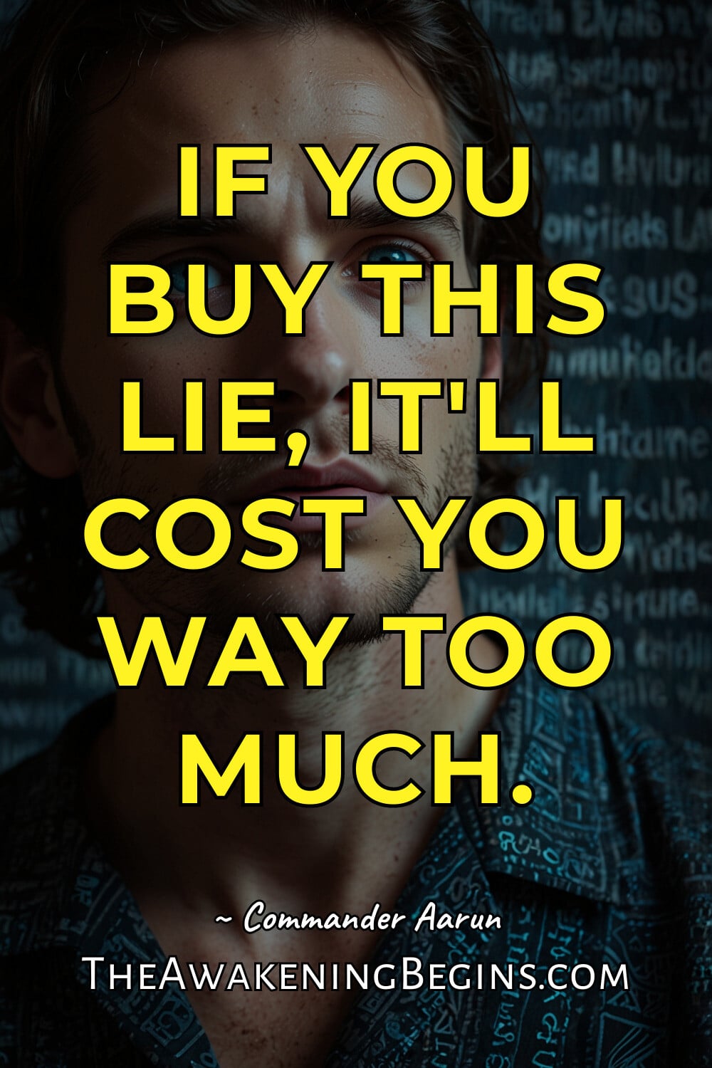 Pinterst Image If you buy this lie, it'll cost you way too much.