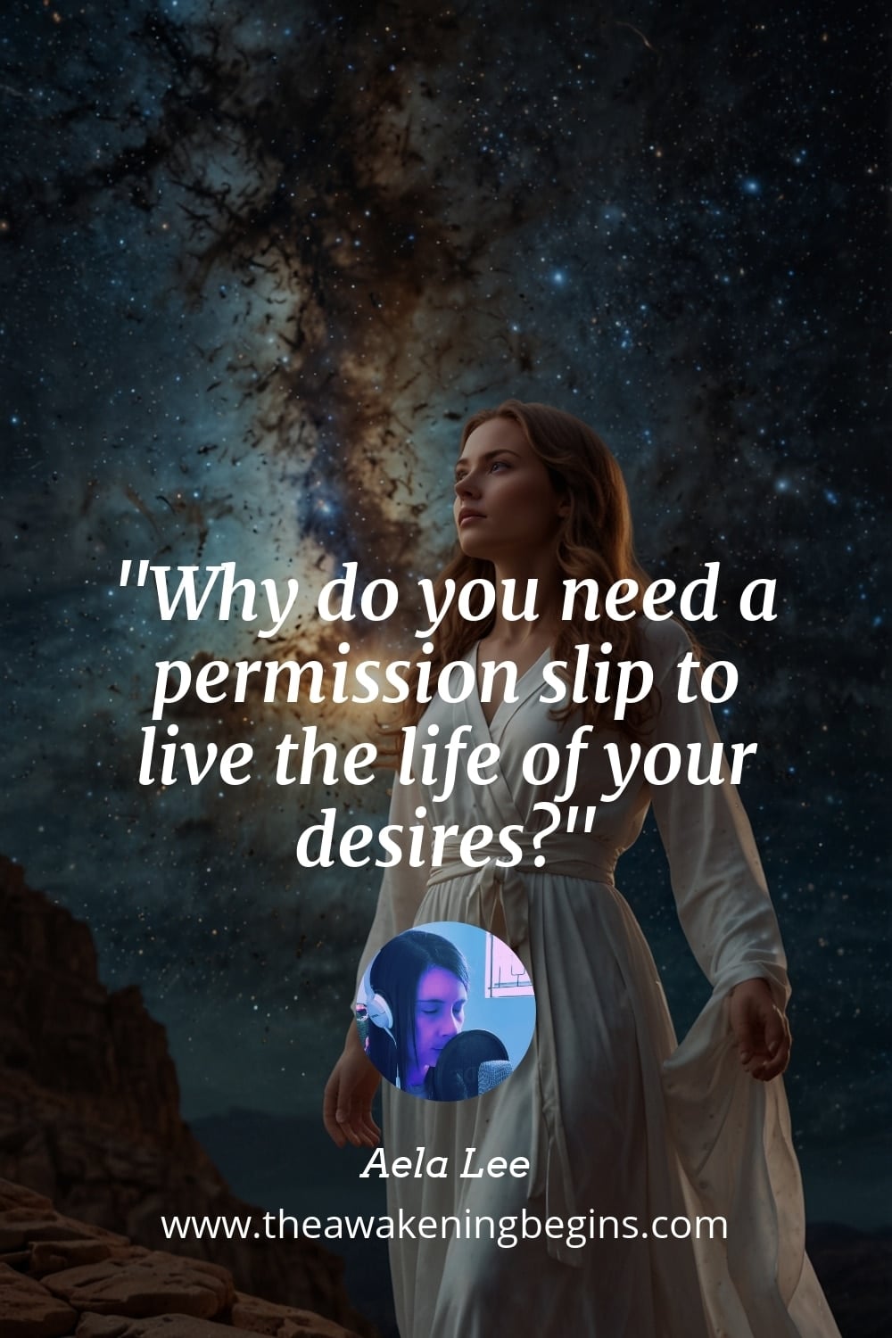 Pinterest Image Why do you need a permission slip to live the life of your desires?