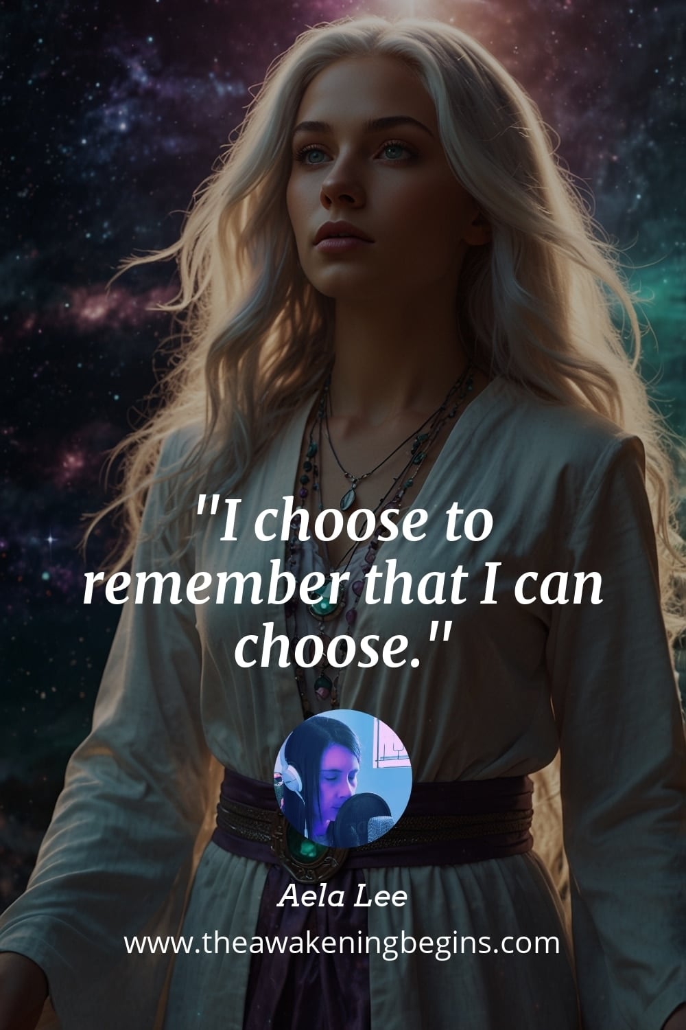 Pinterst Image I choose to remember that I can choose.