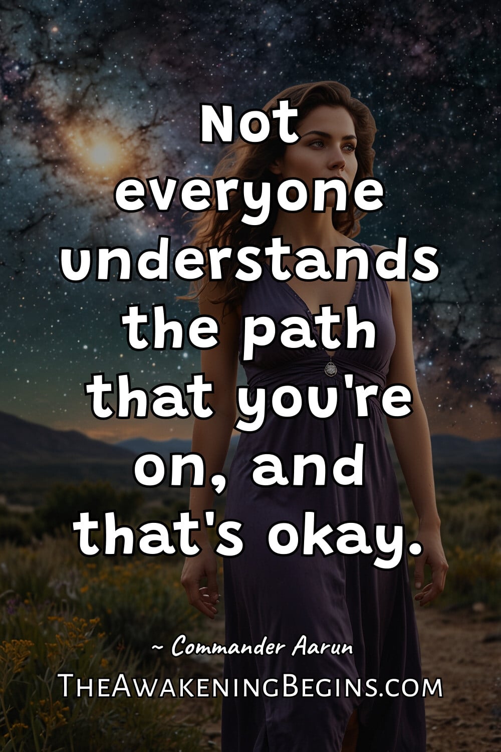 Pinterest Image Not everyone understands the path that you're on, and that's okay.