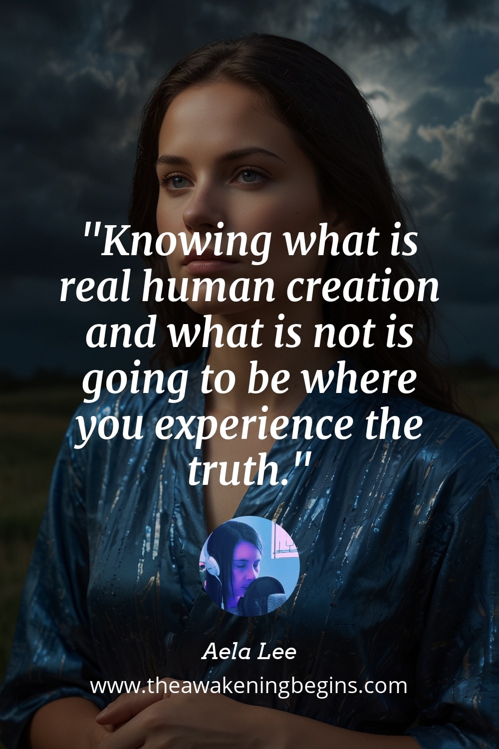 Pinterest Image Knowing what is real human creation and what is not is going to be where you experience the truth.