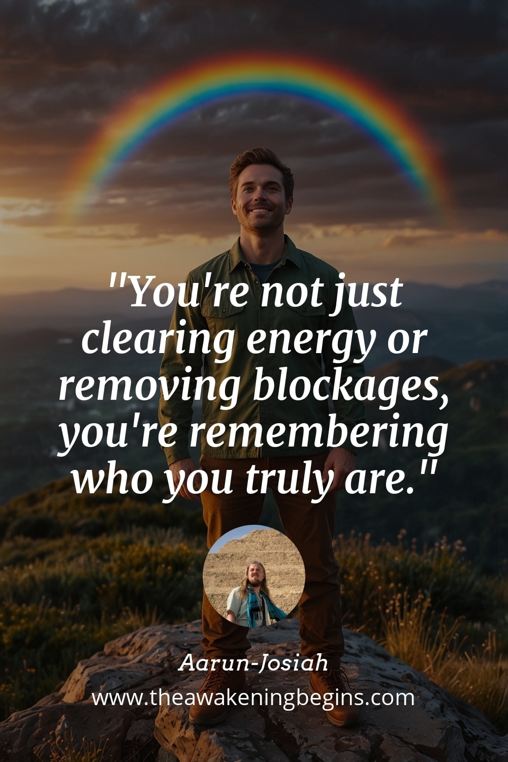 Pinterest Image You're not just clearing energy or removing blockages, you're remembering who you truly are.