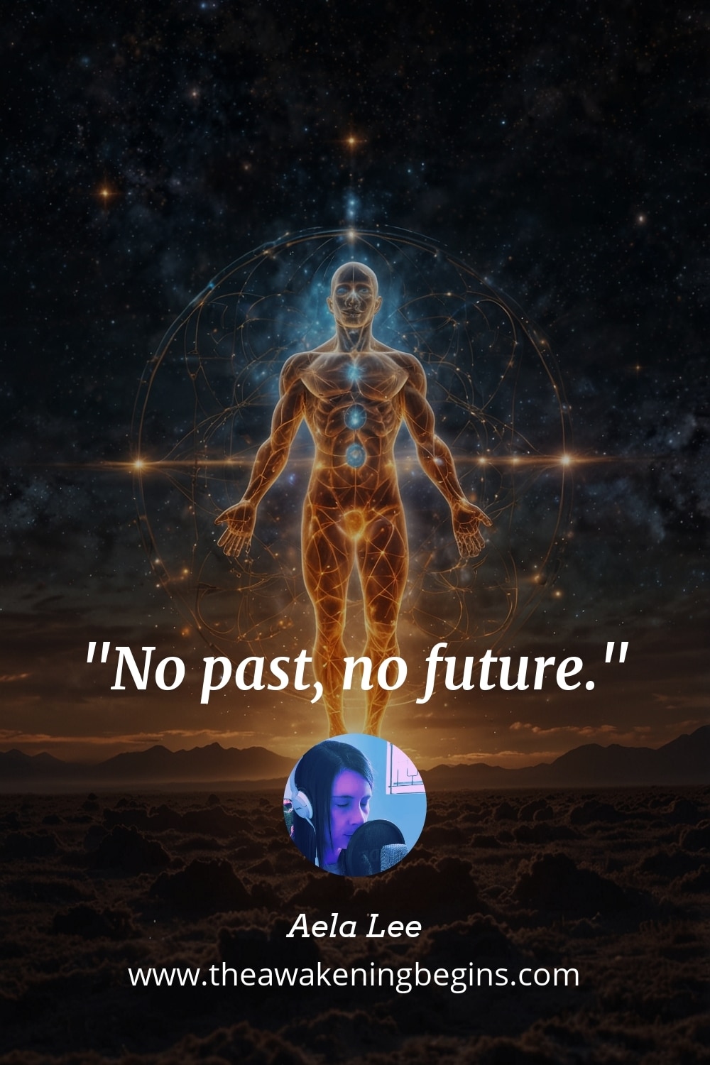 Pinterest Image No past, no future.