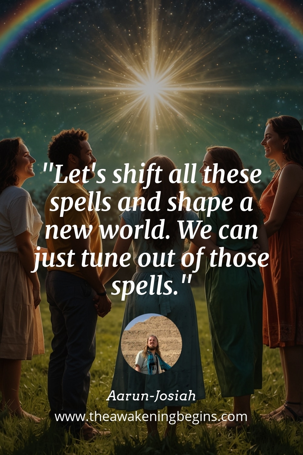 Pinterest Image Let's shift all these spells and shape a new world. We can just tune out of those spells.