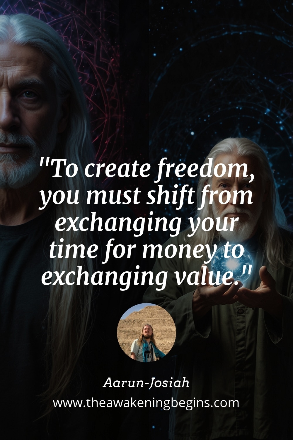Pinterest Image To create freedom, you must shift from exchanging your time for money to exchanging value.