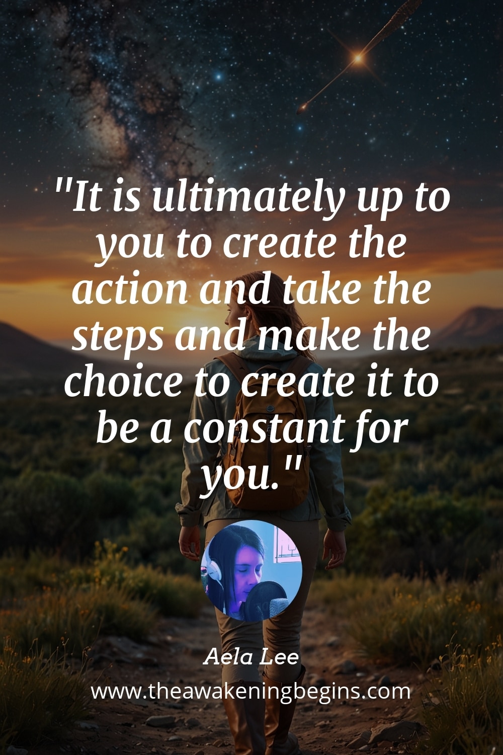 Pinterest Image It is ultimately up to you to create the action and take the steps and make the choice to create it to be a constant for you.