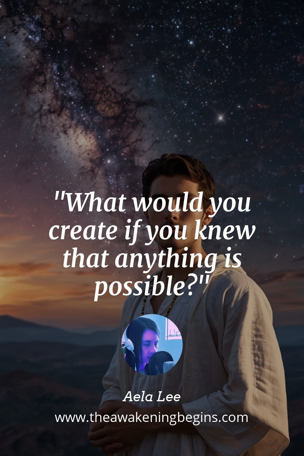 Pinterest Image What would you create if you knew that anything is possible?