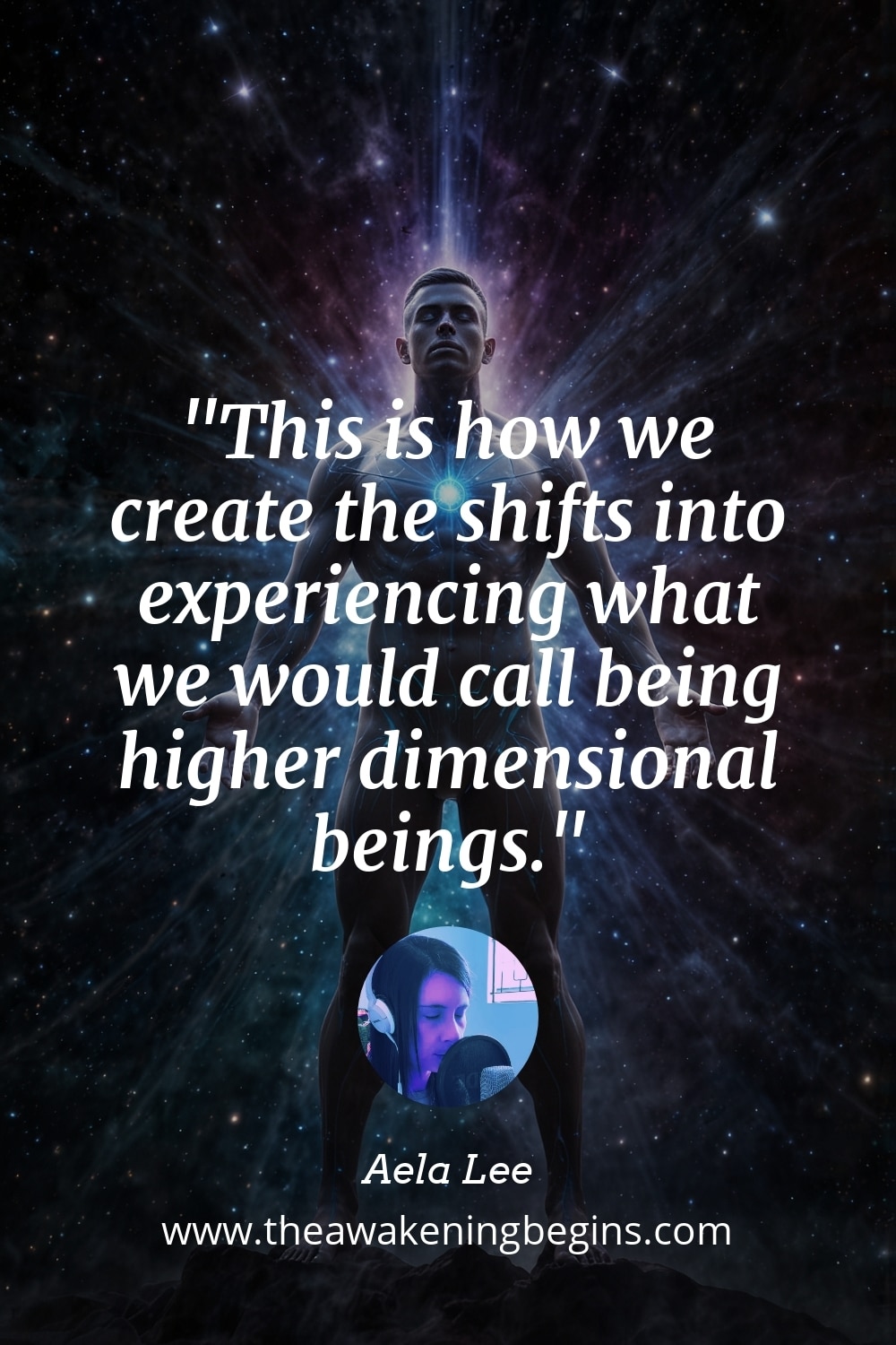 Pinterest Image This is how we create the shifts into experiencing what we would call being higher dimensional beings.