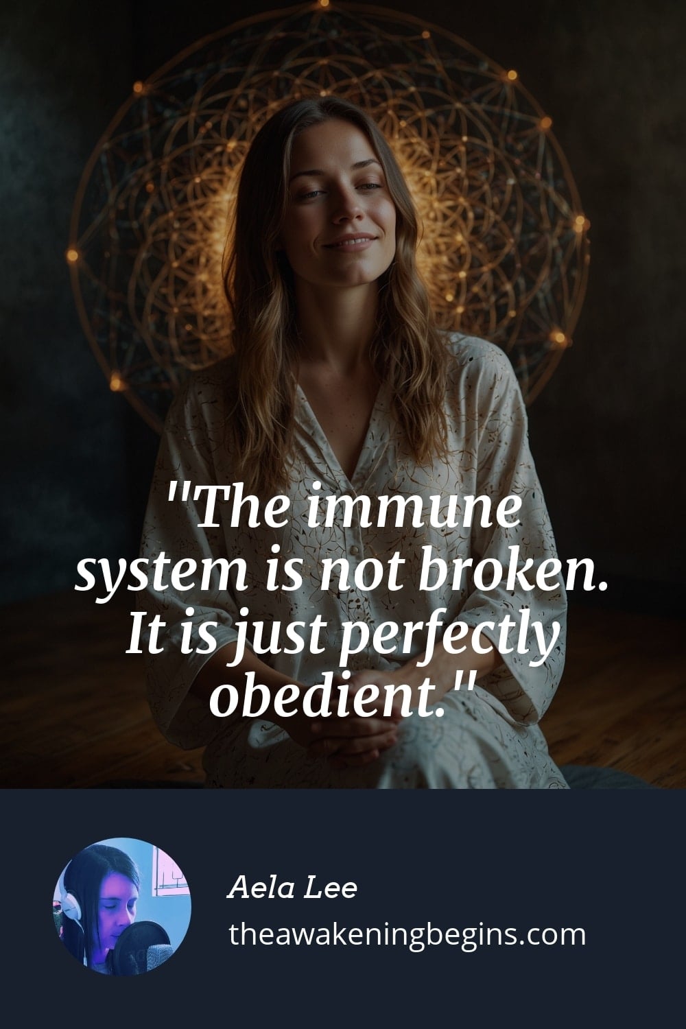 Pinterst Image The immune system is not broken. It is just perfectly obedient.