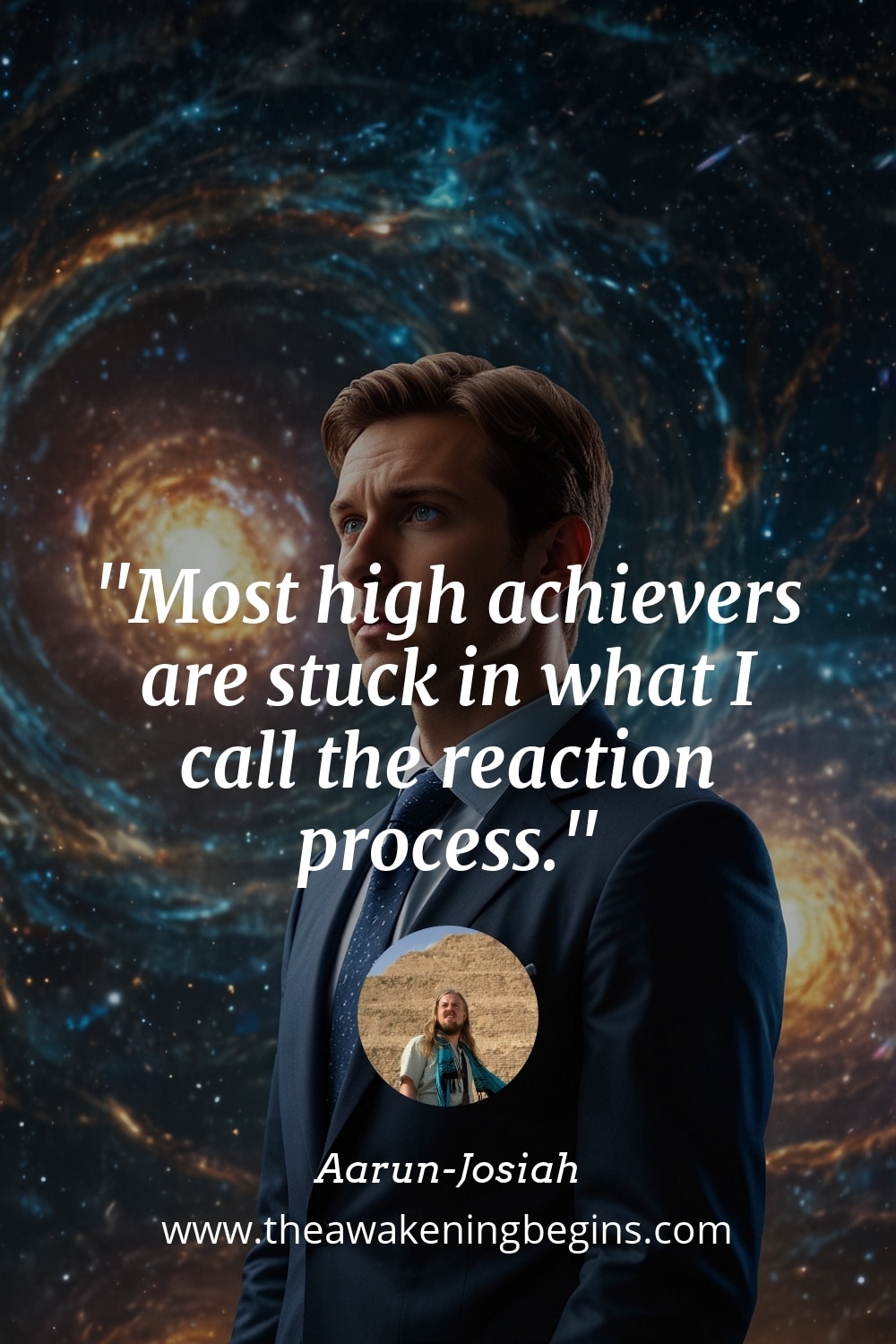 Pinterst Image Most high achievers are stuck in what I call the reaction process.