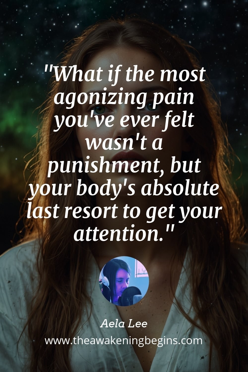 Pinterst Image What if the most agonizing pain you've ever felt wasn't a punishment, but your body's absolute last resort to get your attention.