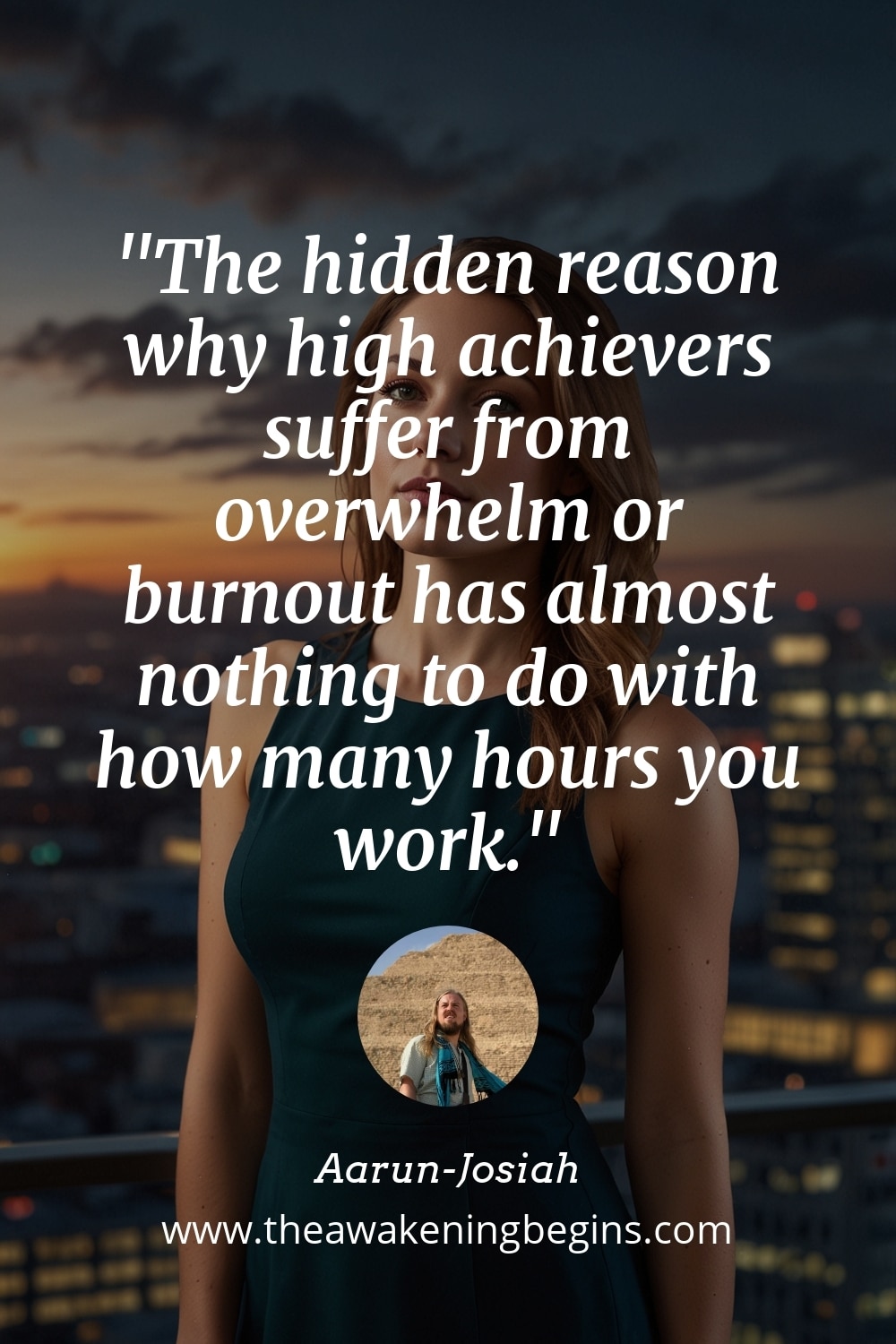 Pinterst Image The hidden reason why high achievers suffer from overwhelm or burnout has almost nothing to do with how many hours you work.