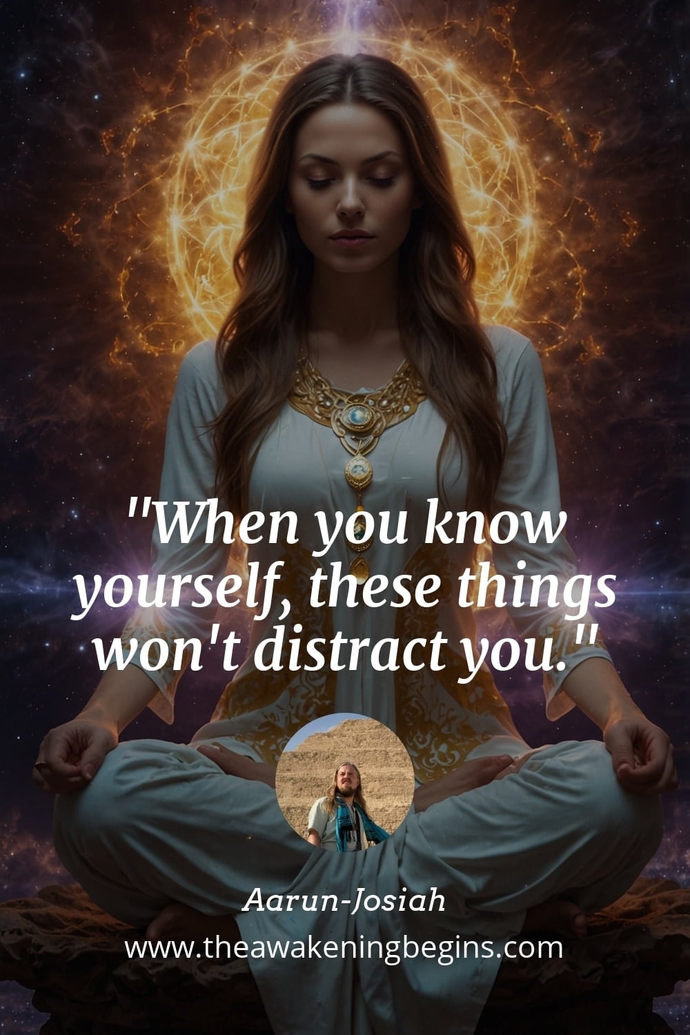 Pinterst Image When you know yourself, these things won't distract you.