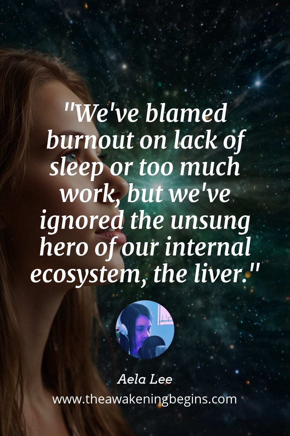 Pinterst Image We've blamed burnout on lack of sleep or too much work, but we've ignored the unsung hero of our internal ecosystem, the liver.