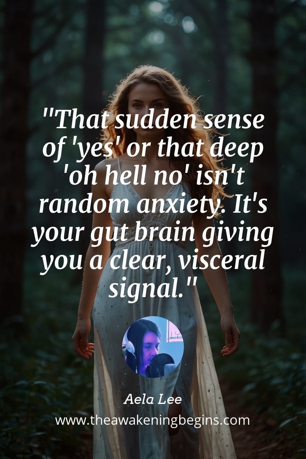 Pinterst Image That sudden sense of 'yes' or that deep 'oh hell no' isn't random anxiety. It's your gut brain giving you a clear, visceral signal.