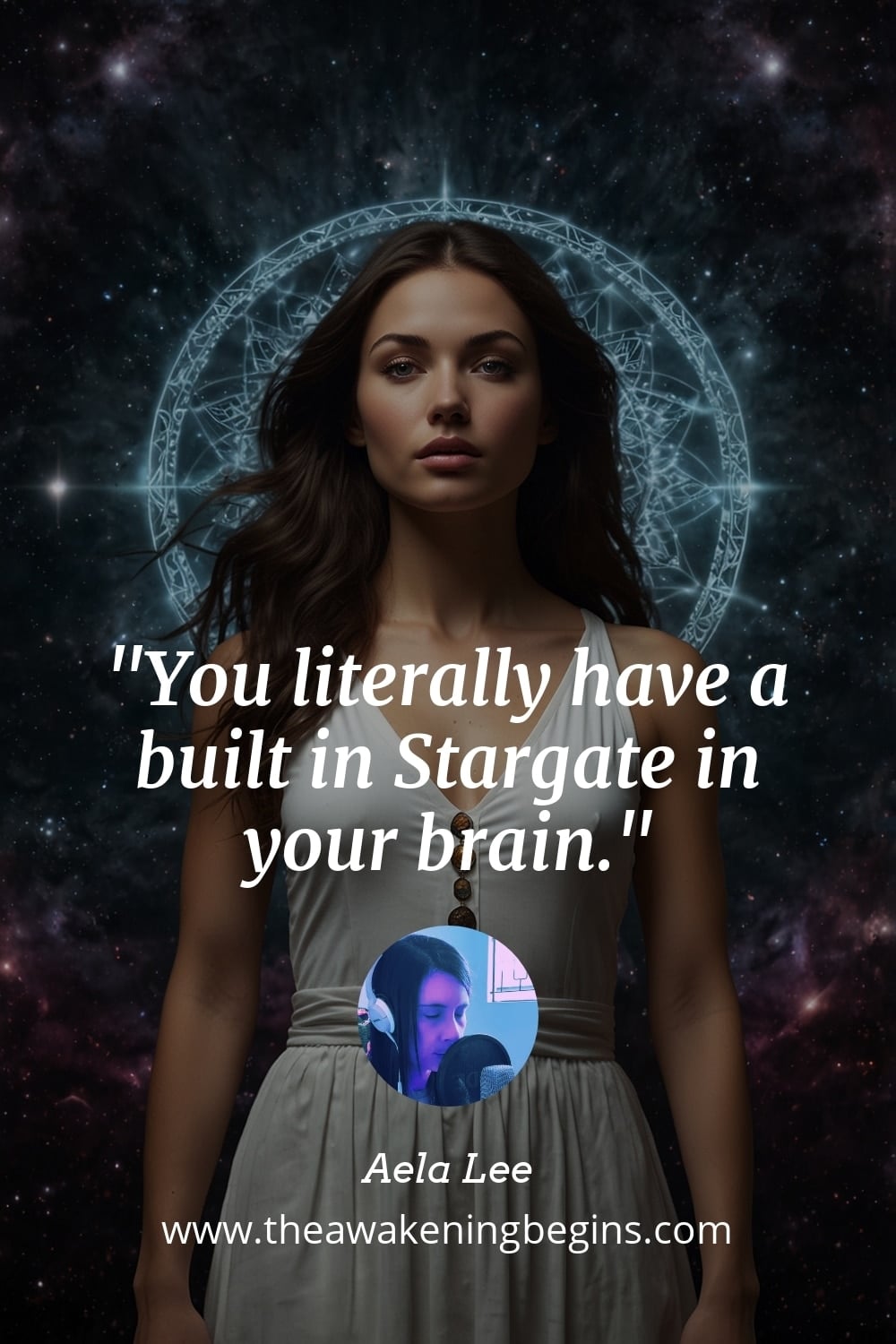Pinterst Image You literally have a built in Stargate in your brain.