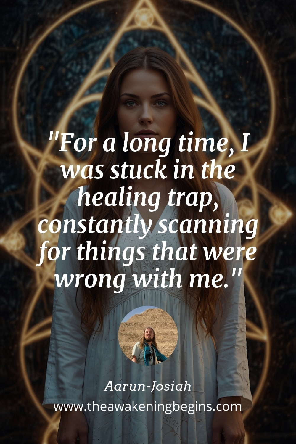 Pinterst Image For a long time, I was stuck in the healing trap, constantly scanning for things that were wrong with me.