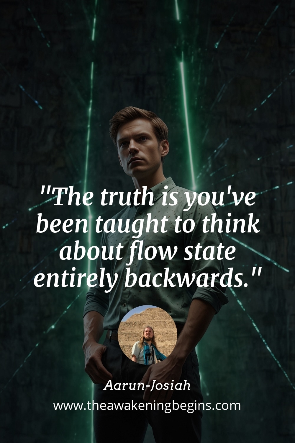 Pinterst Image The truth is you've been taught to think about flow state entirely backwards.