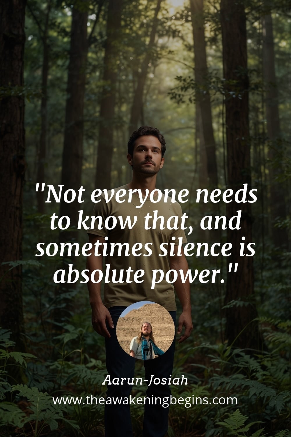 Pinterest Image Not everyone needs to know that, and sometimes silence is absolute power.