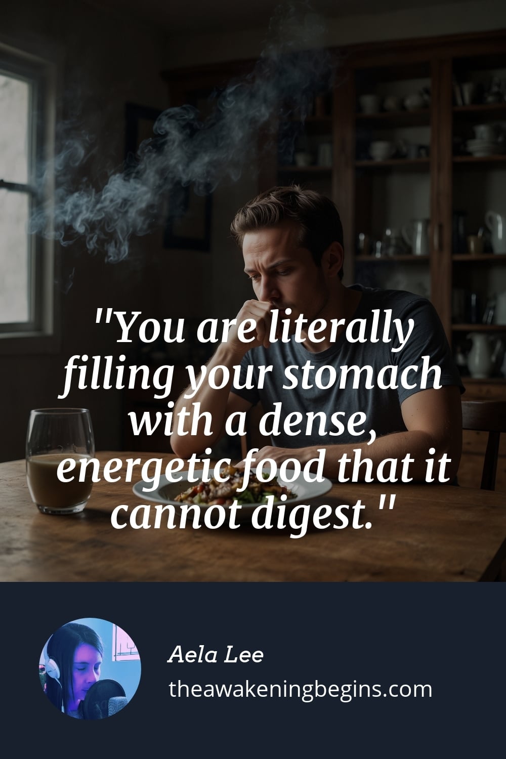 Pinterest Image You are literally filling your stomach with a dense, energetic food that it cannot digest.