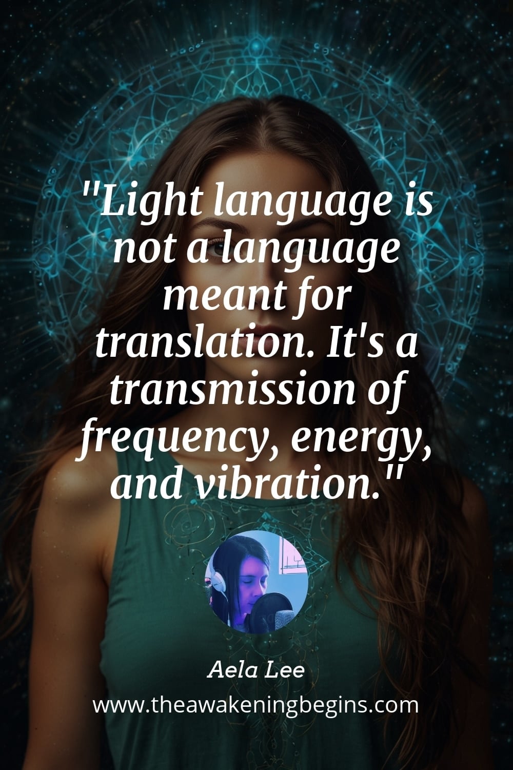 Pinterest Image Light language is not a language meant for translation. It's a transmission of frequency, energy, and vibration.