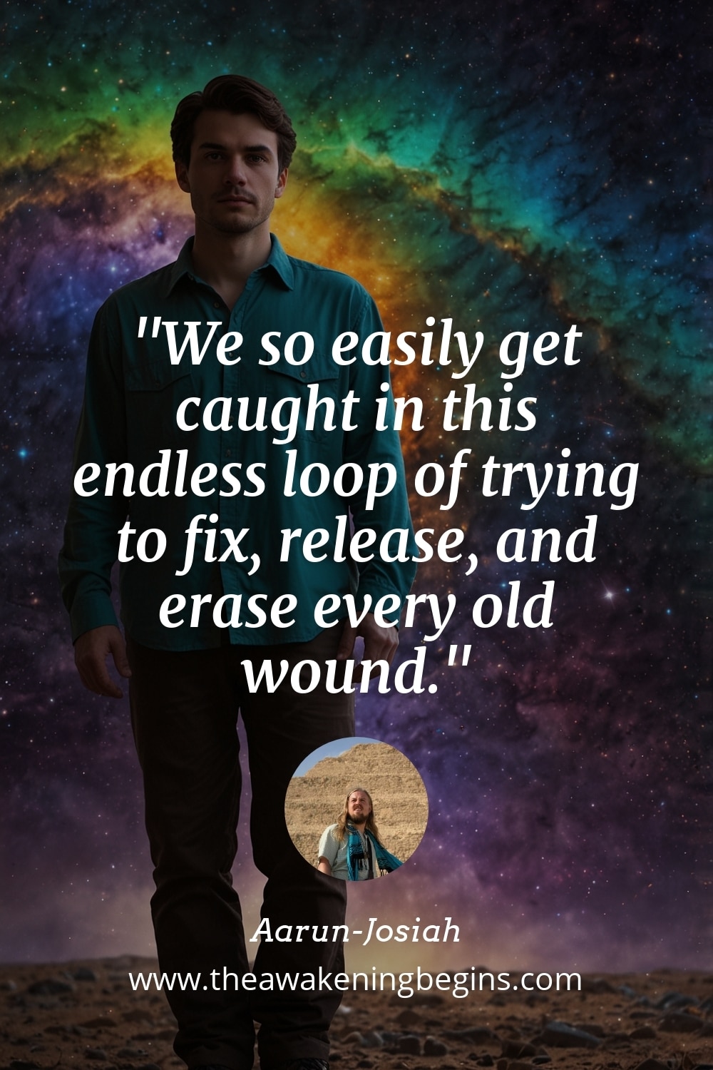 Pinterest Image We so easily get caught in this endless loop of trying to fix, release, and erase every old wound.
