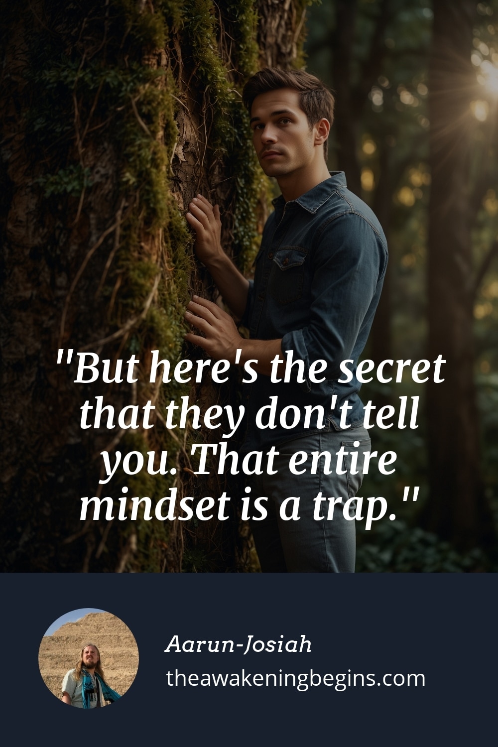 Pinterest Image But here's the secret that they don't tell you. That entire mindset is a trap.