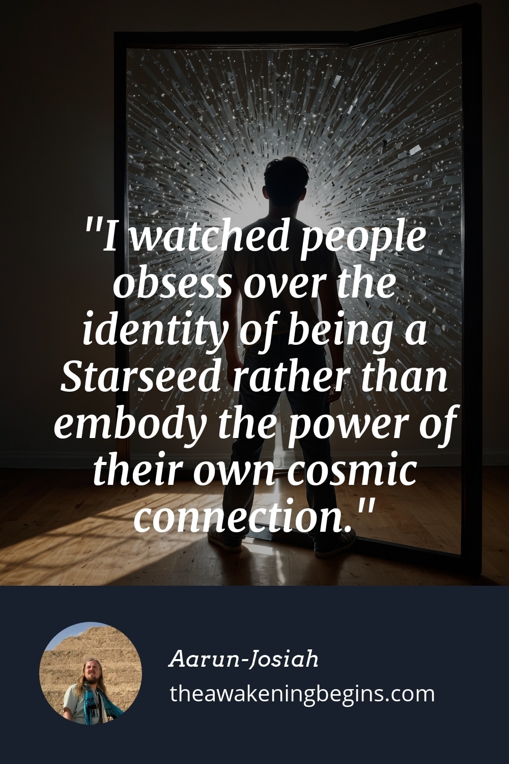 Pinterest Image I watched people obsess over the identity of being a Starseed rather than embody the power of their own cosmic connection.