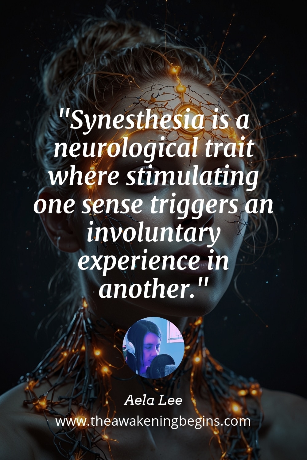 Pinterest Image Synesthesia is a neurological trait where stimulating one sense triggers an involuntary experience in another.