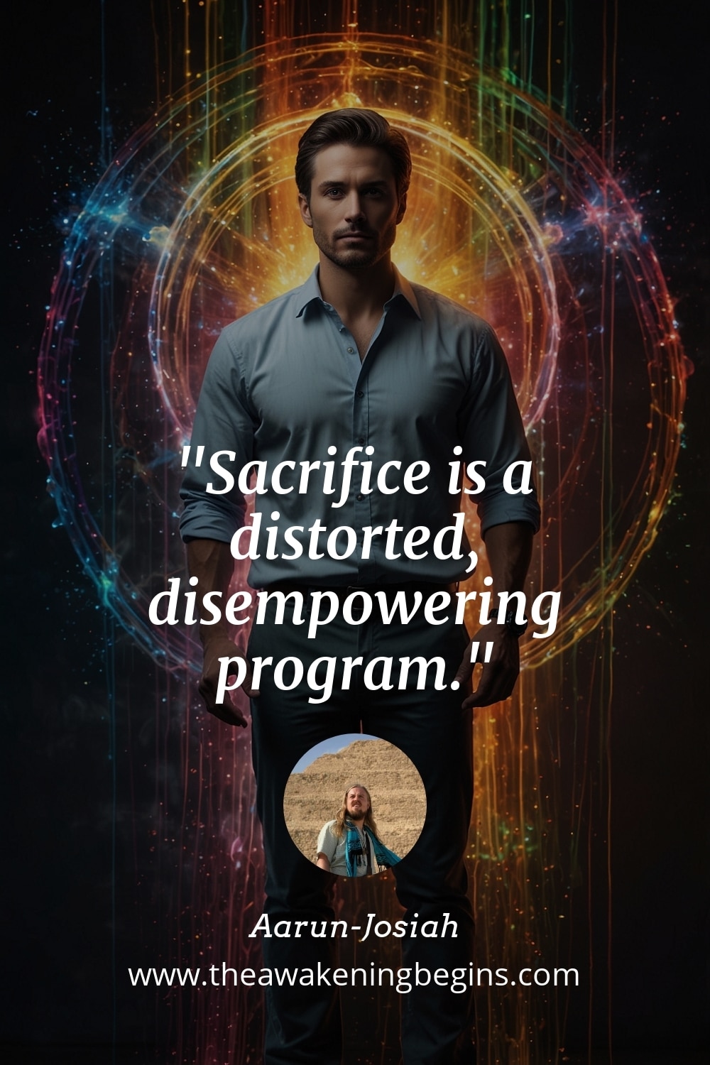 Pinterest Image Sacrifice is a distorted, disempowering program.