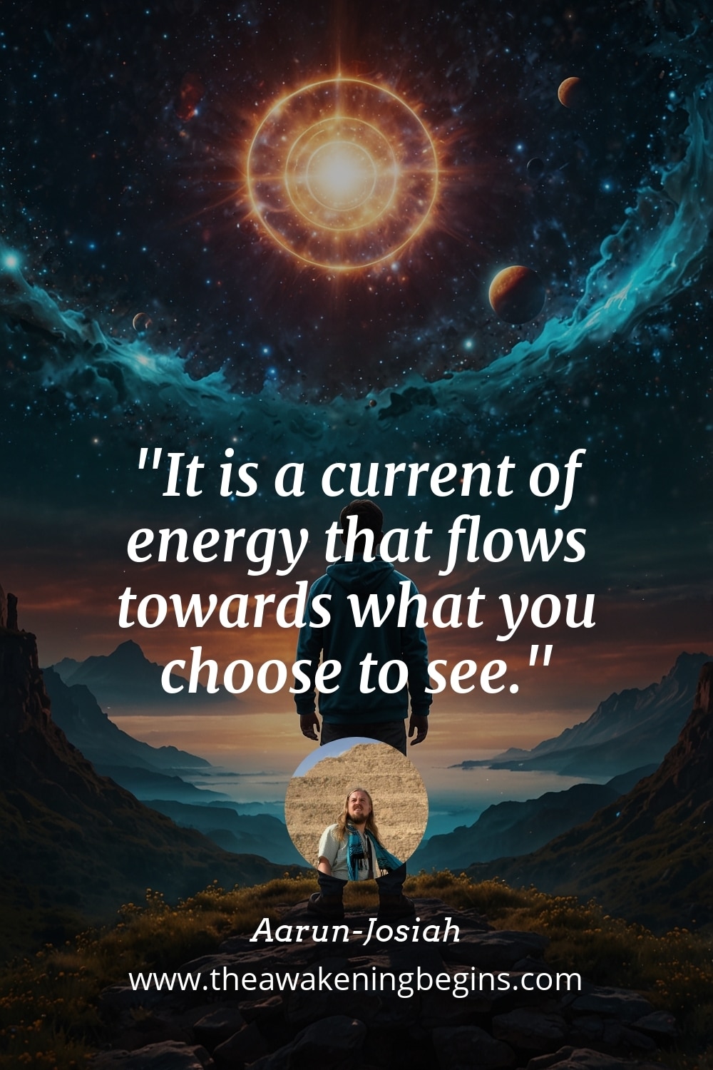Pinterest Image It is a current of energy that flows towards what you choose to see.