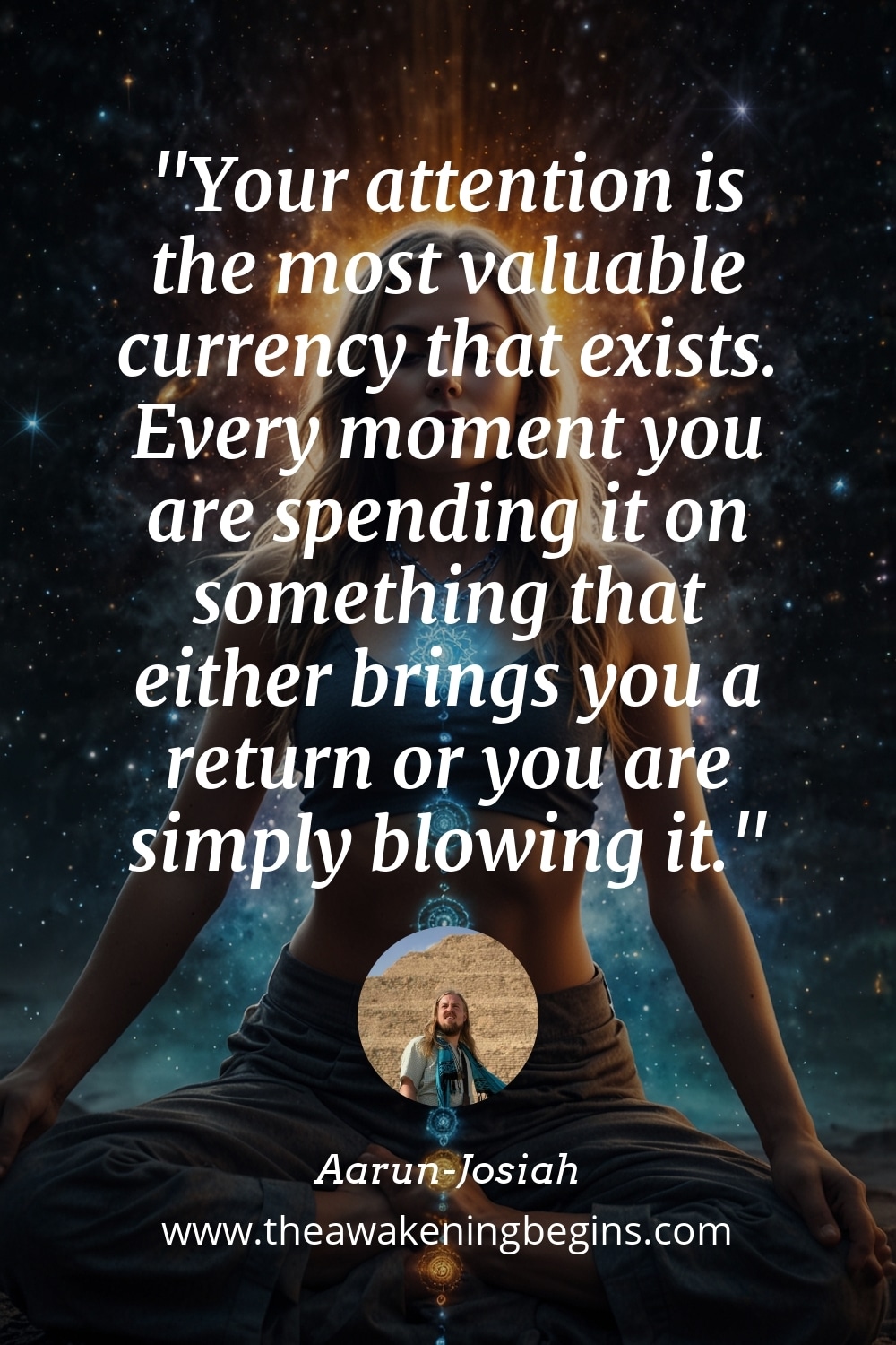 Pinterest Image Your attention is the most valuable currency that exists. Every moment you are spending it on something that either brings you a return or you are simply blowing it.