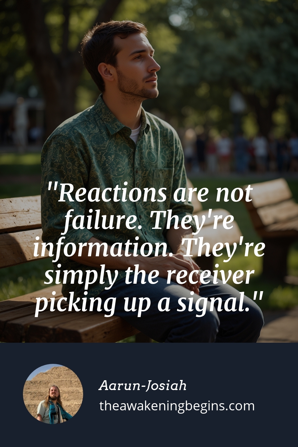 Pinterest Image Reactions are not failure. They're information. They're simply the receiver picking up a signal.