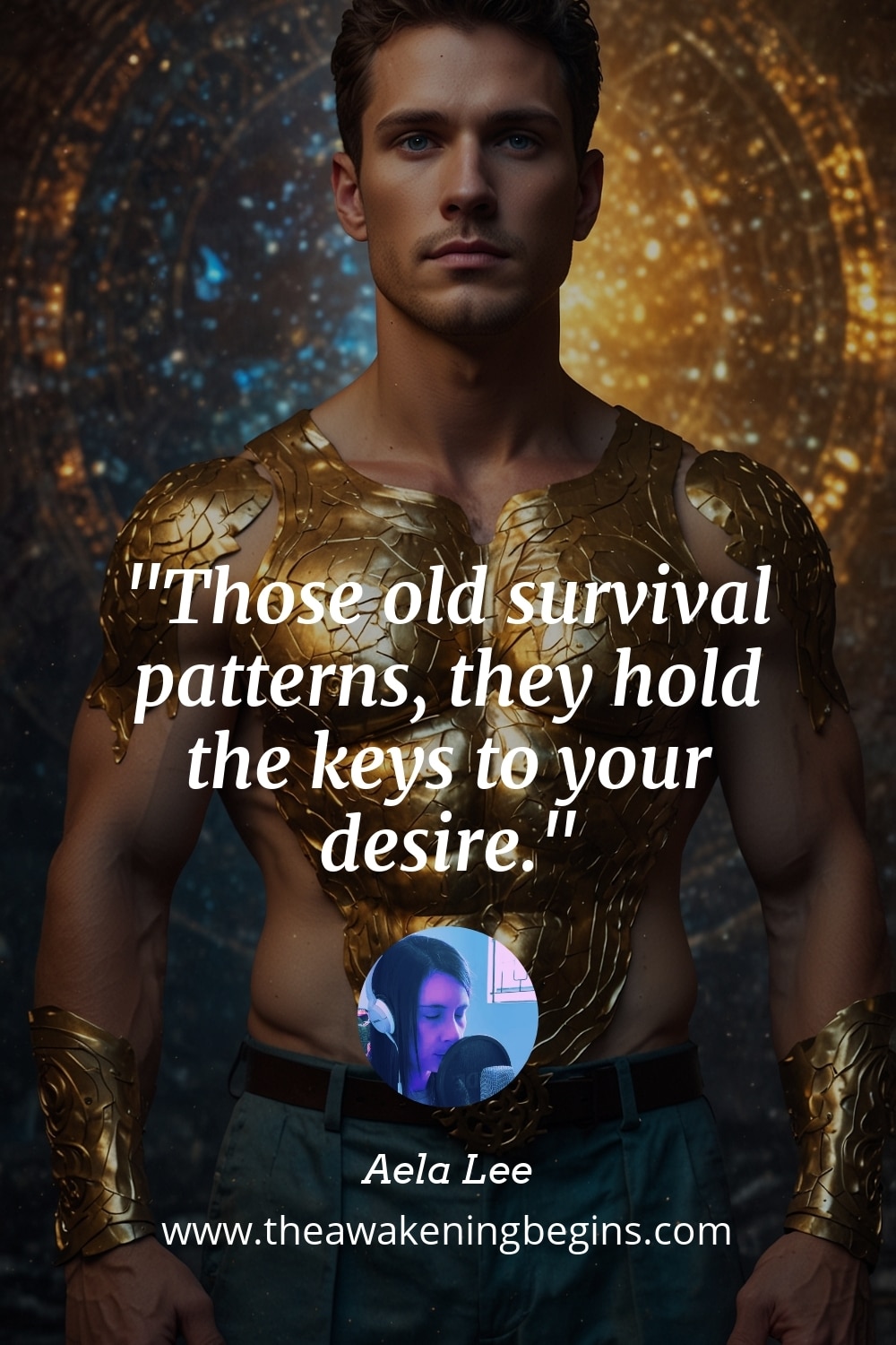 Pinterest Image Those old survival patterns, they hold the keys to your desire.