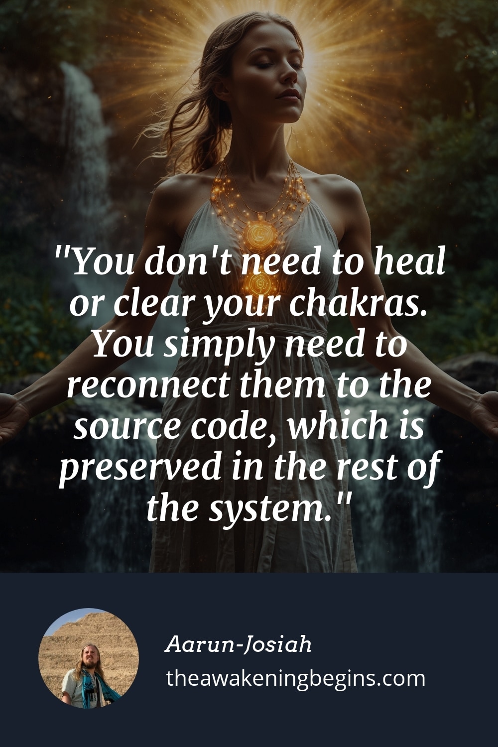 Pinterest Image You don't need to heal or clear your chakras. You simply need to reconnect them to the source code, which is preserved in the rest of the system.