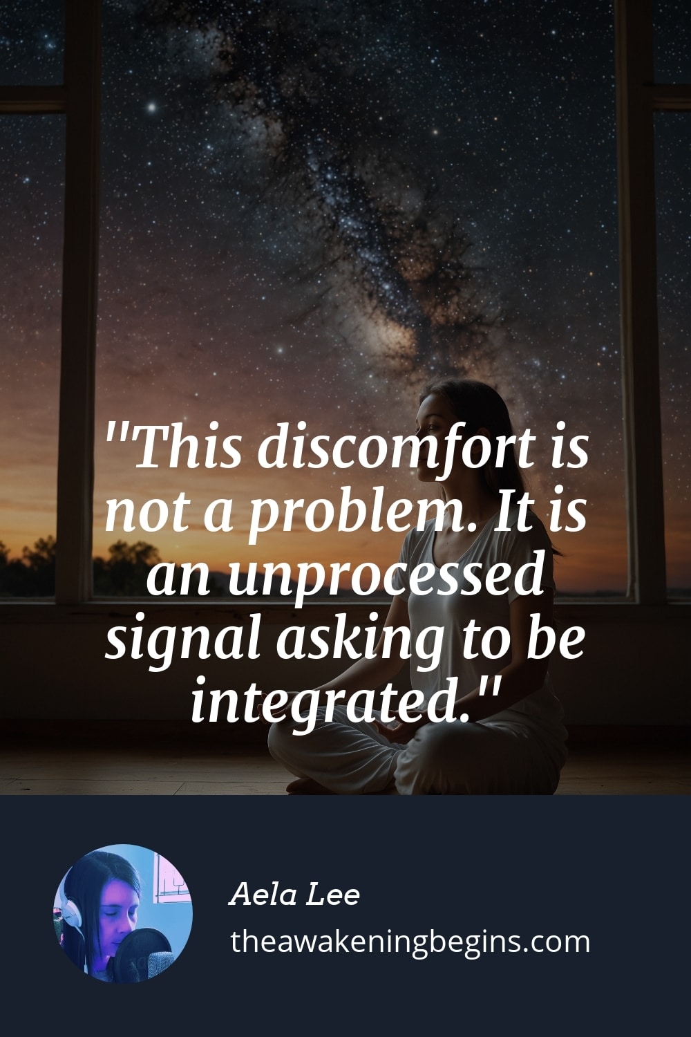 Pinterest Image This discomfort is not a problem. It is an unprocessed signal asking to be integrated.