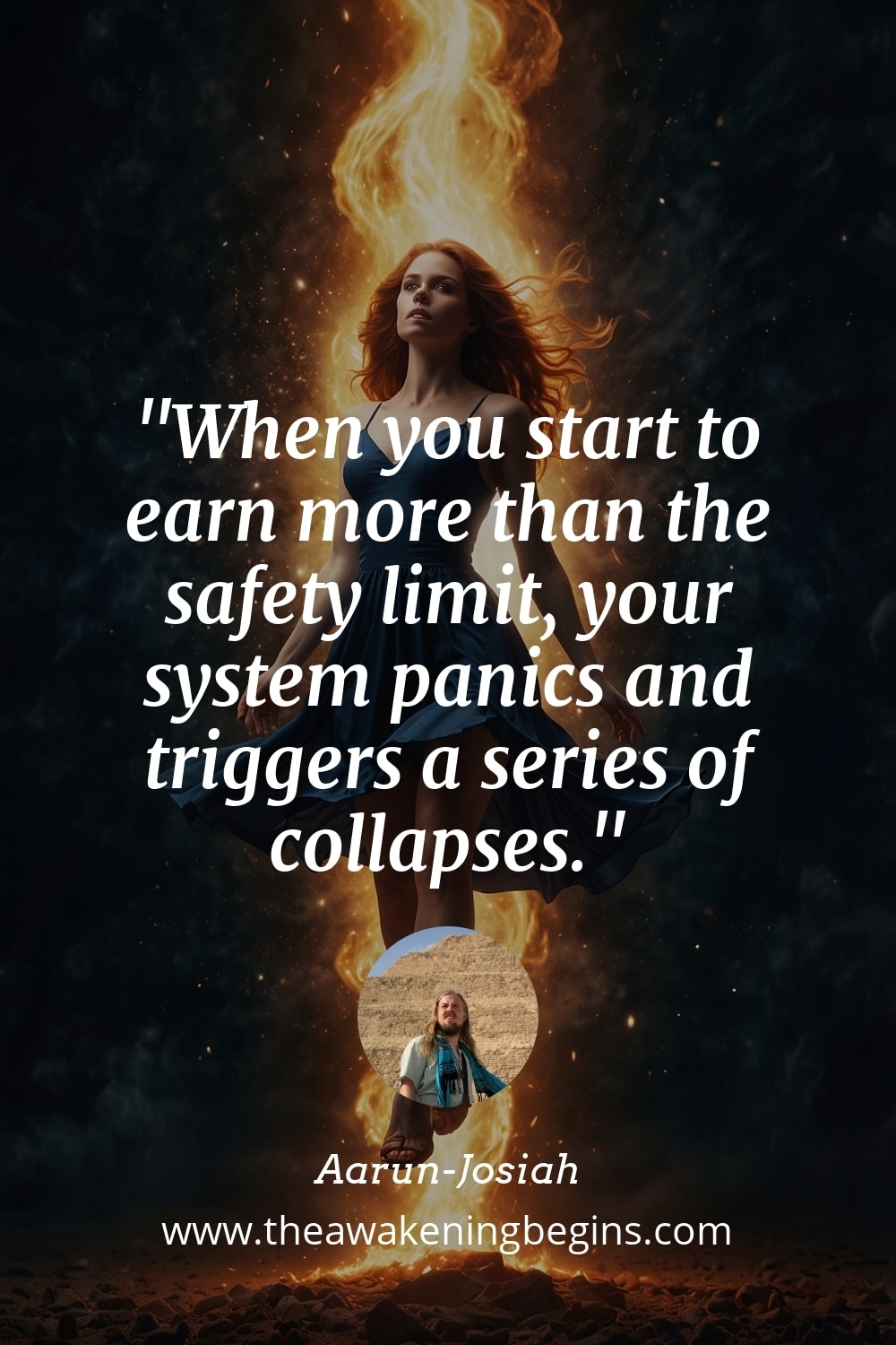Pinterest Image When you start to earn more than the safety limit, your system panics and triggers a series of collapses.