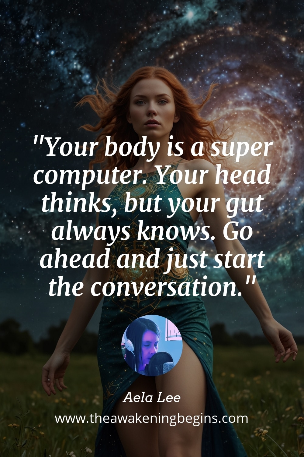 Pinterest Image Your body is a super computer. Your head thinks, but your gut always knows. Go ahead and just start the conversation.