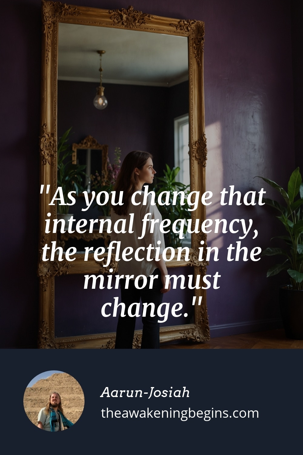 Pinterest Image As you change that internal frequency, the reflection in the mirror must change.