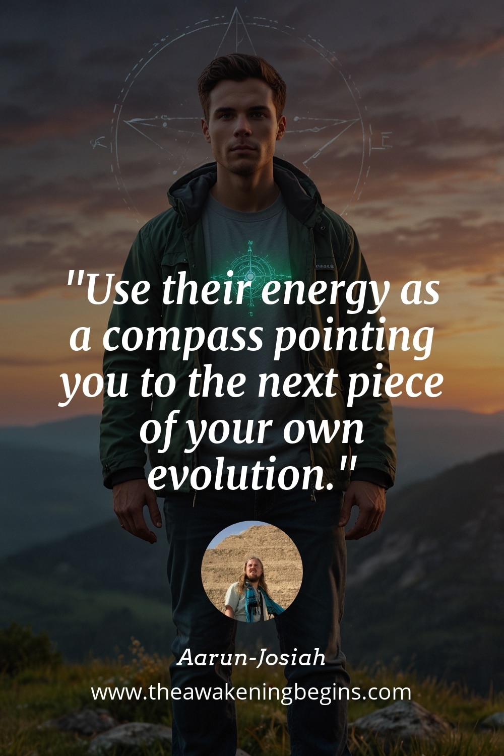 Pinterest Image Use their energy as a compass pointing you to the next piece of your own evolution.