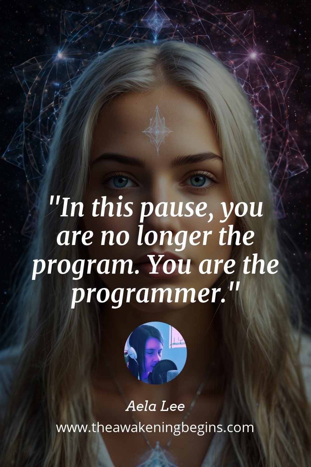 Pinterest Image In this pause, you are no longer the program. You are the programmer.