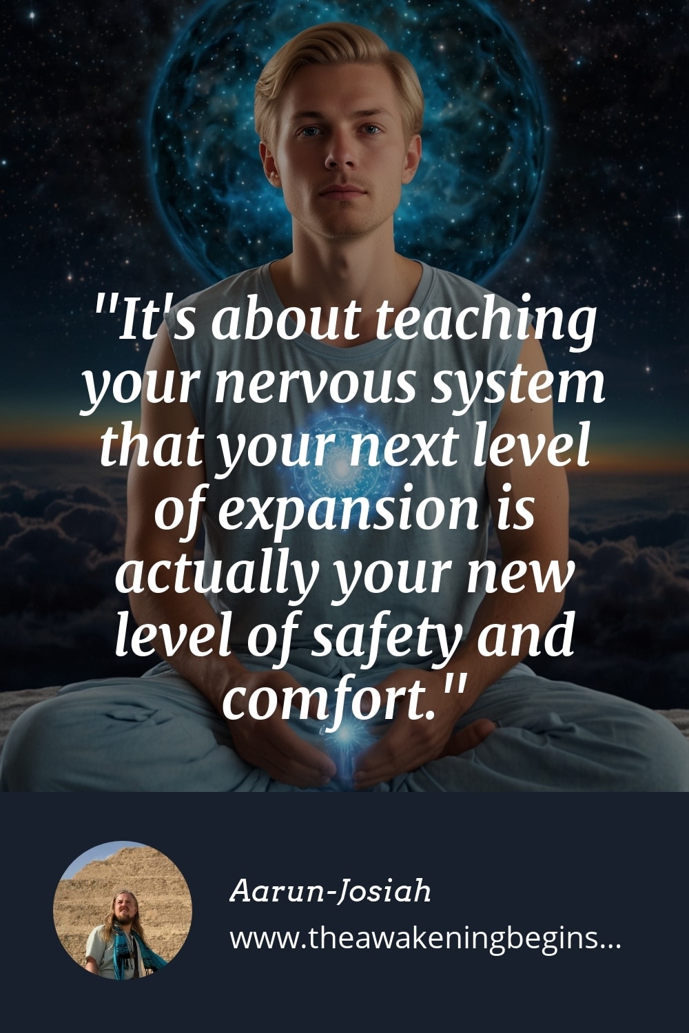 Pinterest Image It's about teaching your nervous system that your next level of expansion is actually your new level of safety and comfort.