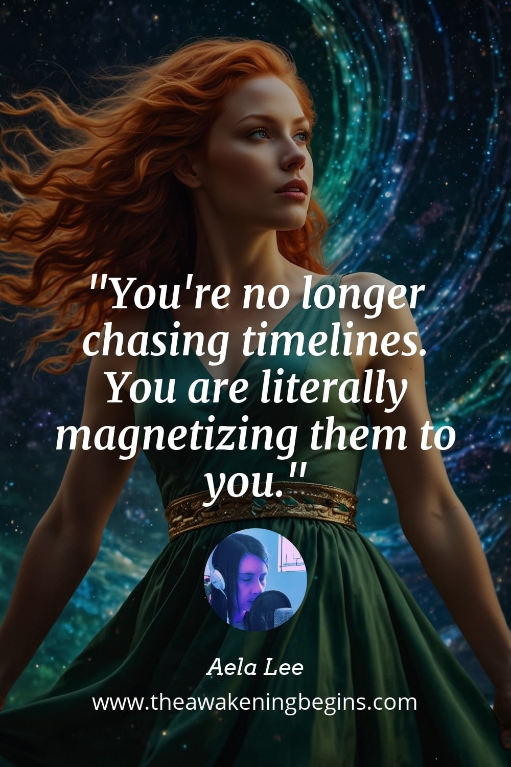 Pinterest Image You're no longer chasing timelines. You are literally magnetizing them to you.