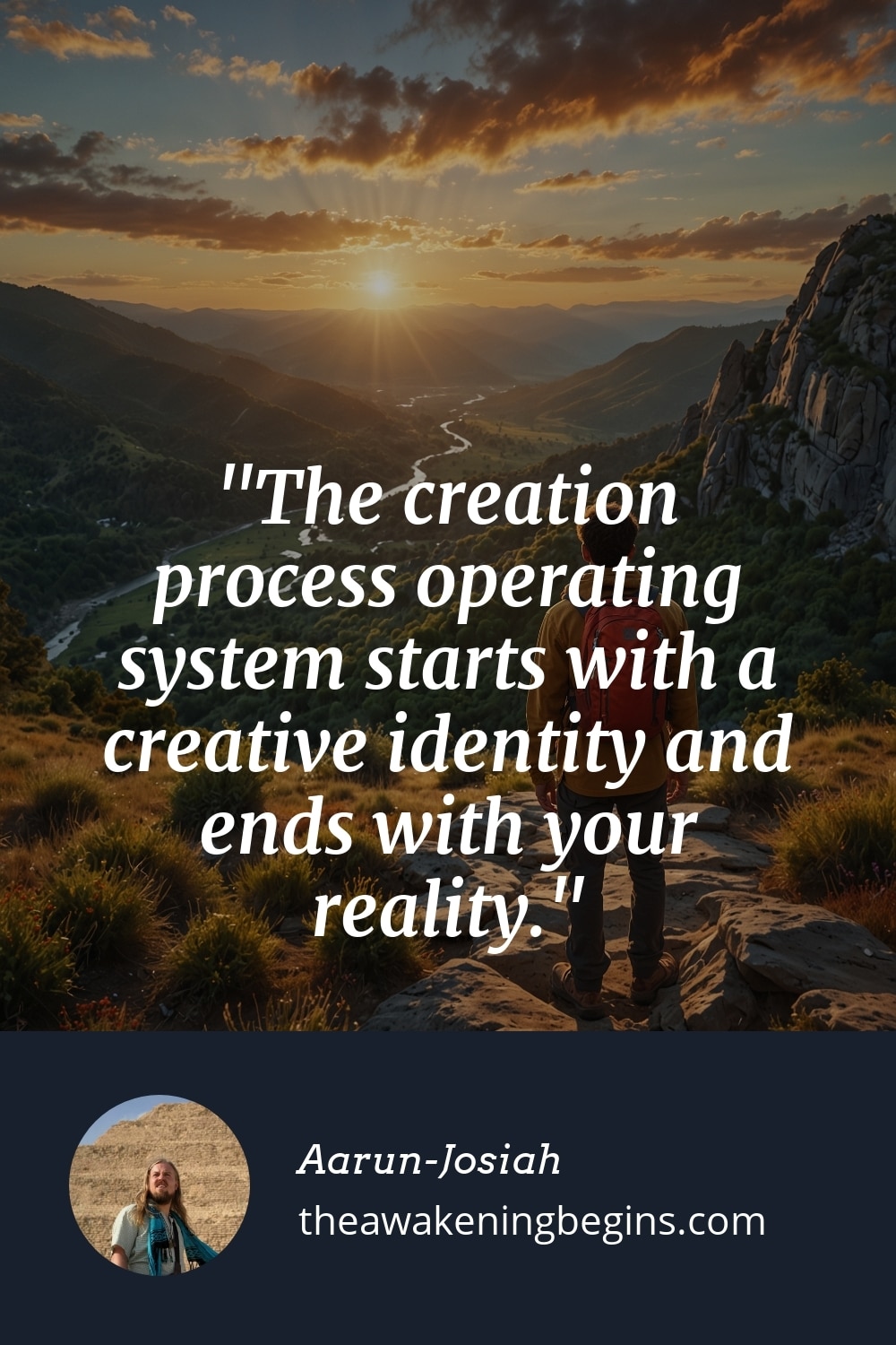 Pinterest Image The creation process operating system starts with a creative identity and ends with your reality.