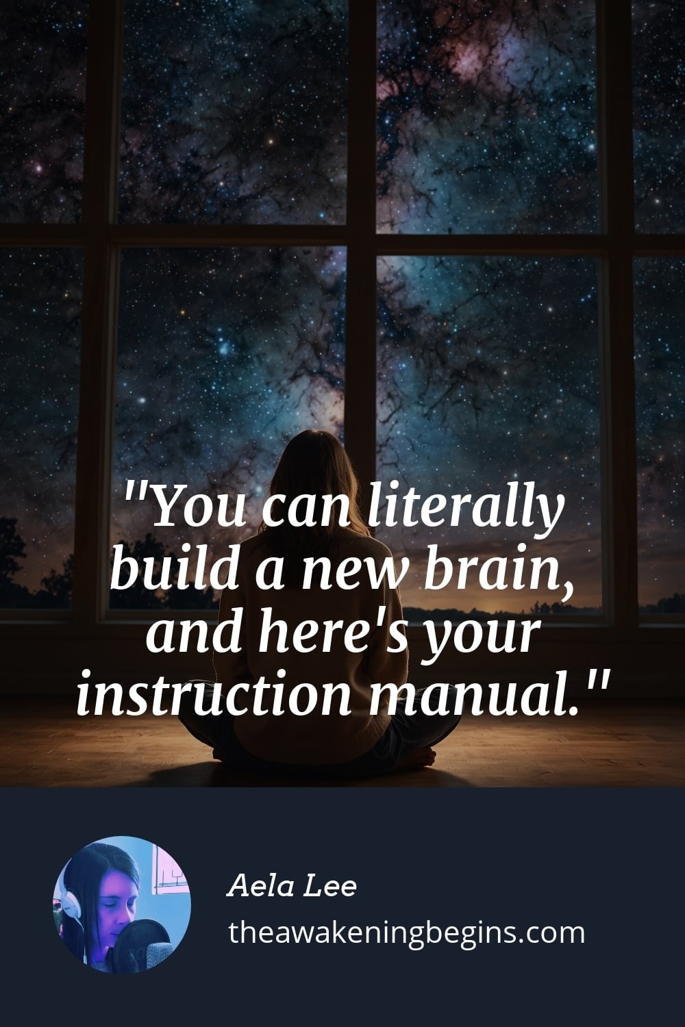 Pinterst Image You can literally build a new brain, and here's your instruction manual.
