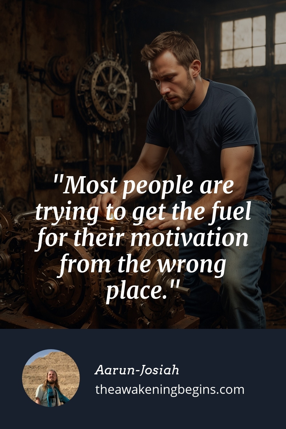 Pinterst Image Most people are trying to get the fuel for their motivation from the wrong place.