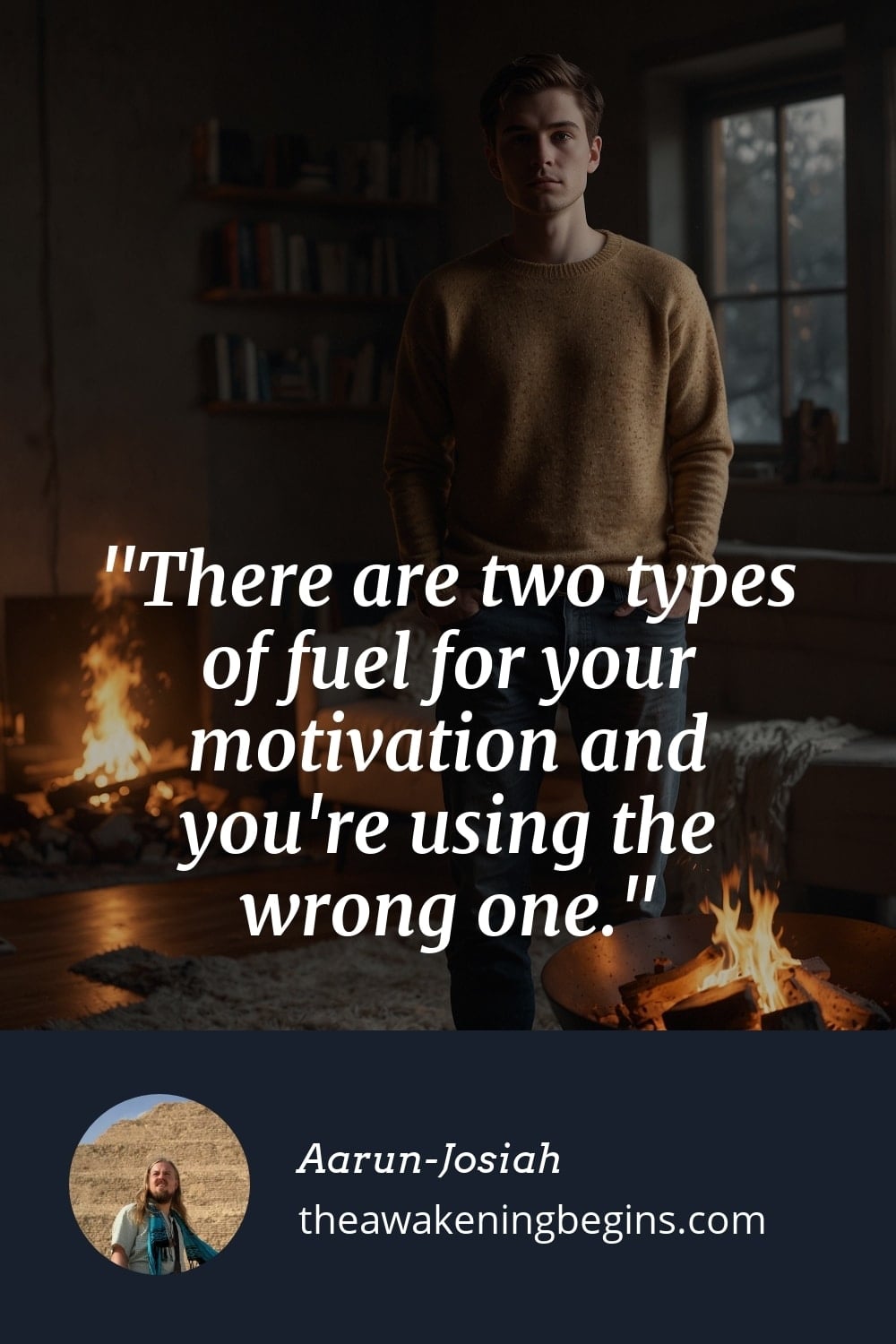Pinterst Image There are two types of fuel for your motivation and you're using the wrong one.