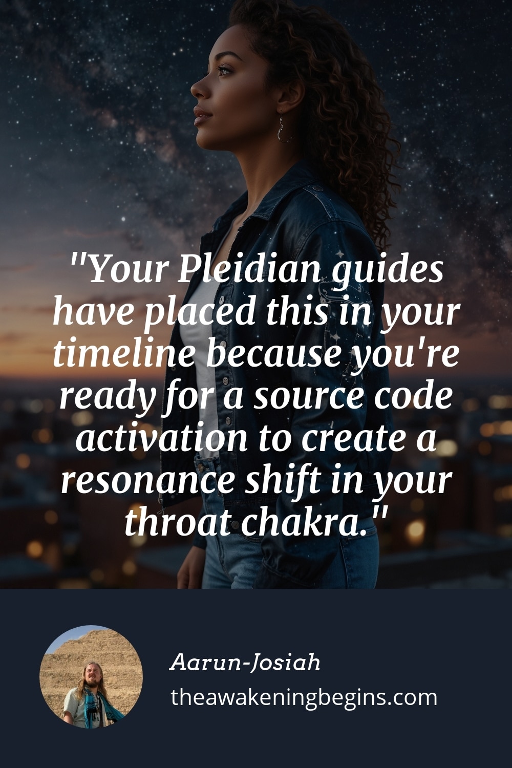 Pinterst Image Your Pleidian guides have placed this in your timeline because you're ready for a source code activation to create a resonance shift in your throat chakra.