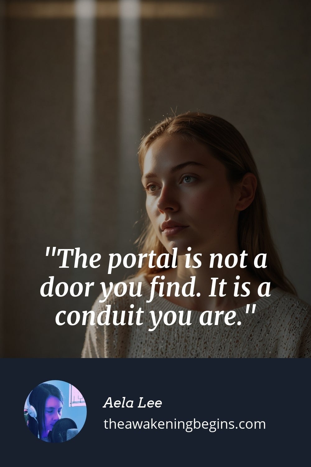 Pinterest Image The portal is not a door you find. It is a conduit you are.